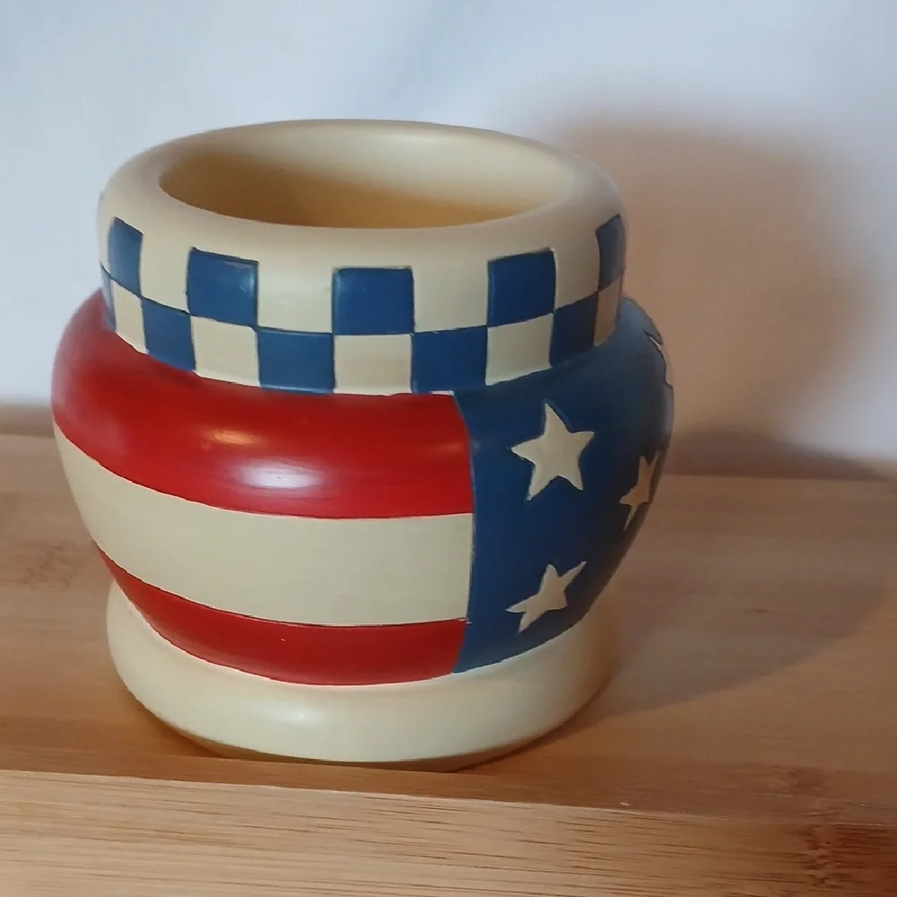 Partylite Americana Patriotic Star Candle Tealight Holder - Picture 5 of 8